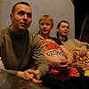 В ди-джейской...